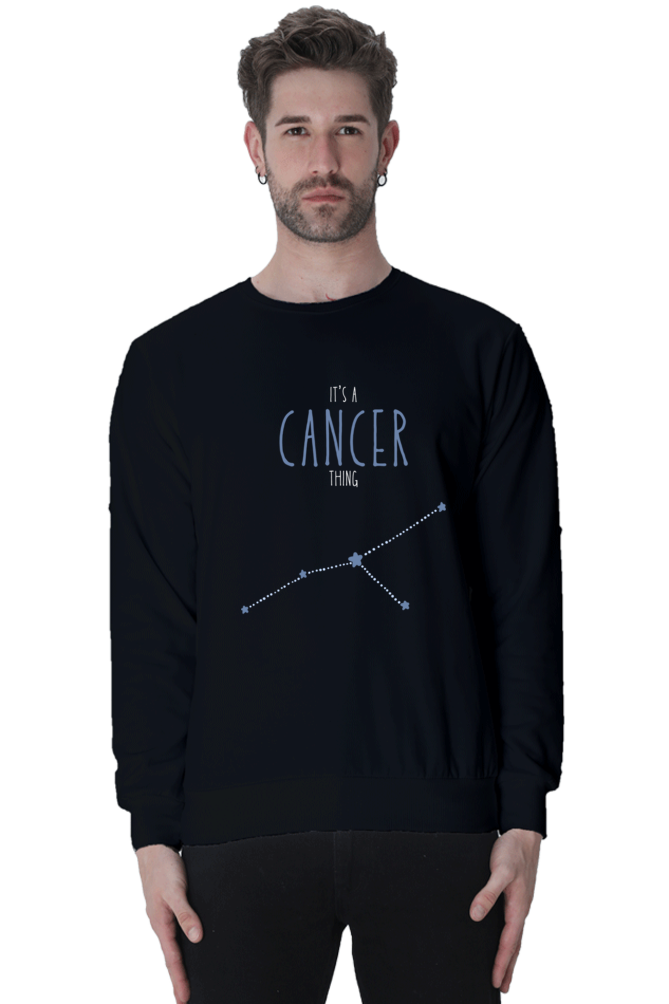 MEN || SWEATSHIRT || ZODIAC SIGN || ASTROLOGY || CANCER || STAR || BIRTHDAY || GIFT FOR HIM || WINTER WEAR