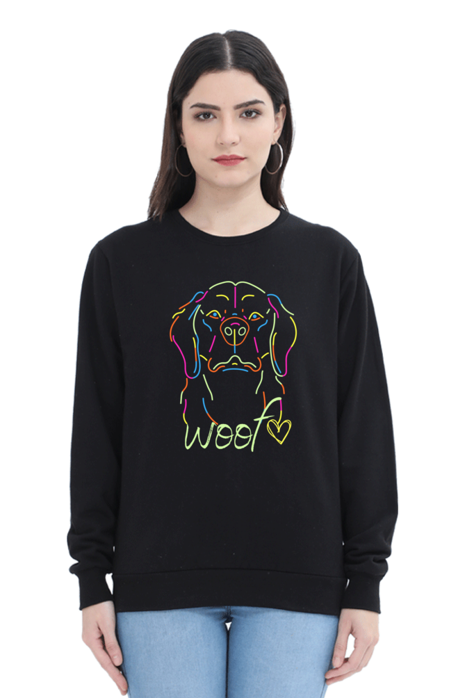 WOMEN || SWEATSHIRT || ANIMAL PRINT || ANIMAL LOVER || FASHION || PAW || DOG || DOG LOVER || CUTE DOG || PET LOVER || DOG OWNER || DOG HUMOR || WINTER WEAR