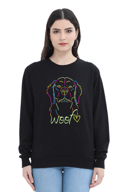 WOMEN || SWEATSHIRT || ANIMAL PRINT || ANIMAL LOVER || FASHION || PAW || DOG || DOG LOVER || CUTE DOG || PET LOVER || DOG OWNER || DOG HUMOR || WINTER WEAR