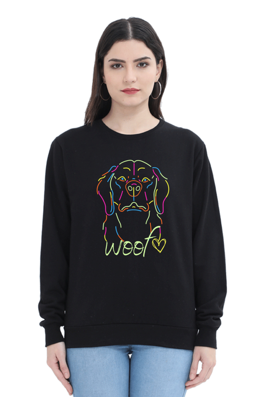 WOMEN || SWEATSHIRT || ANIMAL PRINT || ANIMAL LOVER || FASHION || PAW || DOG || DOG LOVER || CUTE DOG || PET LOVER || DOG OWNER || DOG HUMOR || WINTER WEAR