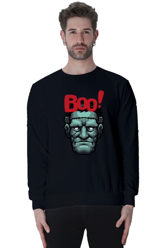 MEN || SWEATSHIRT || STREETWEAR || MONSTER || FRANKENSTEIN || GRAPHIC DESIGN || HALLOWEEN || WINTER WEAR