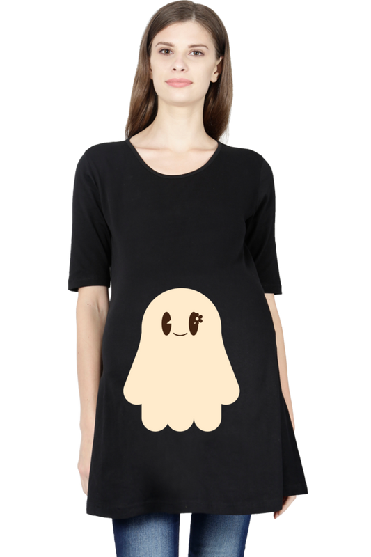 WOMEN || MATERNITY TSHIRT HALF SLEEVE || GHOST || HOLIDAY FASHION || SPOOKY || FUNNY || HALLOWEEN || CHRISTMAS GIFT || MOM TO BE || GIFT FOR HER