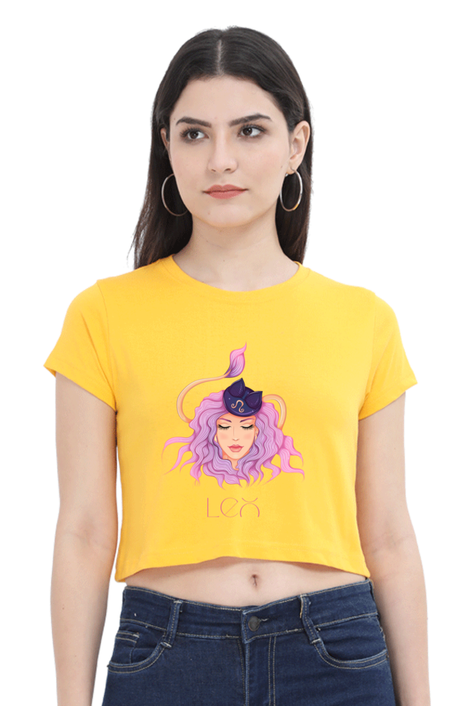 WOMEN || CROP TOP || || ZODIAC SIGN || ASTROLOGY || LEO || BRAVERY || STRENGTH || BIRTHDAY || GIFTS FOR HER