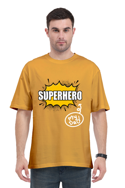 MEN || ROUND NECK OVERSIZED CLASSIC T-SHIRT || STREETWEAR || SUPERHERO || FATHER’S DAY GIFT || DAD GIFT || BIRTHDAY GIFT || BOLD GRAPHICS TEE || GIFT IDEAS || GIFT FOR HIM