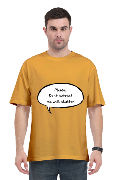 MEN || ROUND NECK OVERSIZED CLASSIC T-SHIRT || FUNNY QUOTES || INTROVERT || HUMOR || FASHION || BOOKWORMS