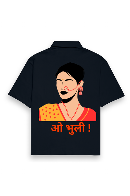 WOMEN || OVERSIZED SHIRT || PAHADI CULTURE || INDIAN ATTIRE || UTTARAKHAND || KUMAON || GARHWAL || NATH || PICHODA || O BHULI || AESTHETIC || WINTER WEAR || REGIONAL || MOUNTAIN || BEING PAHADI || BACK DESIGN