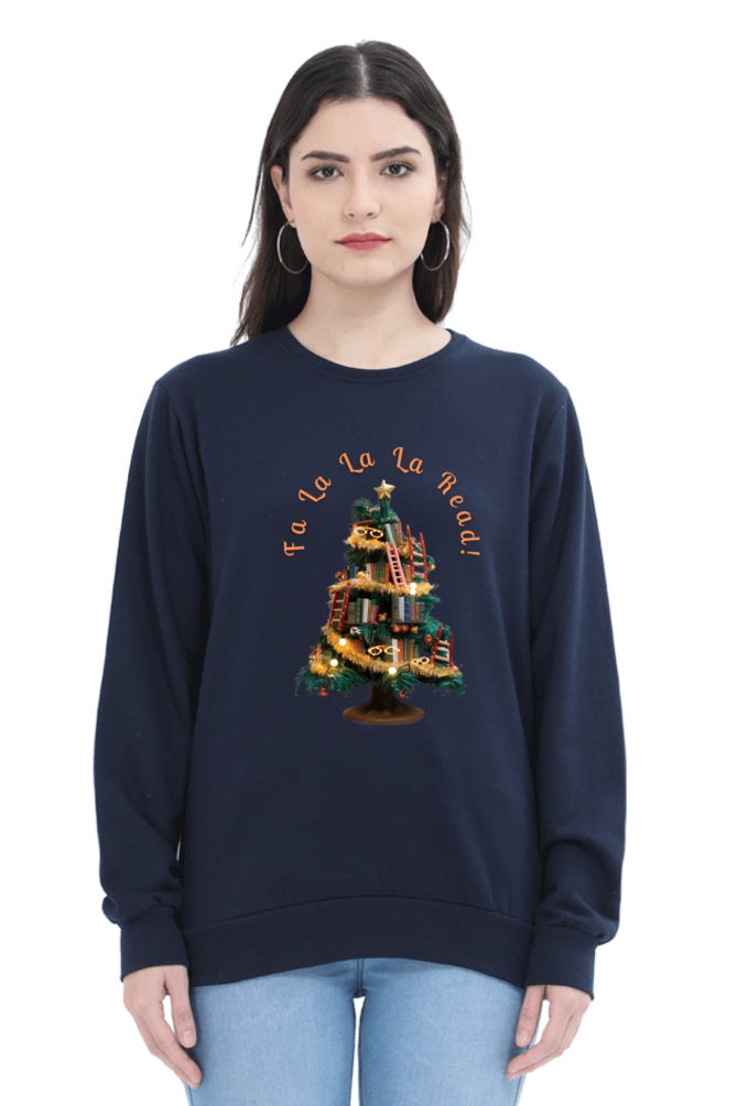 WOMEN || SWEATSHIRT || MERRY CHRISTMAS || STREETWEAR || BOOKWORM || BOOK LOVER || CHRISTMAS GIFT || WINTER WEAR