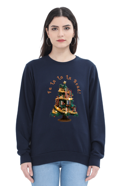 WOMEN || SWEATSHIRT || MERRY CHRISTMAS || STREETWEAR || BOOKWORM || BOOK LOVER || CHRISTMAS GIFT || WINTER WEAR