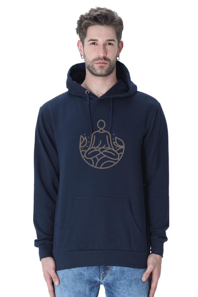 MEN || HOODIE SWEATSHIRT || ILLUSTRATION || YOGA