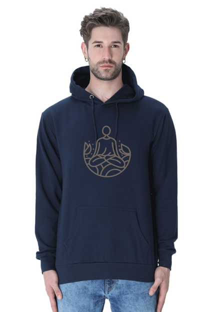 MEN || HOODIE SWEATSHIRT || ILLUSTRATION || YOGA