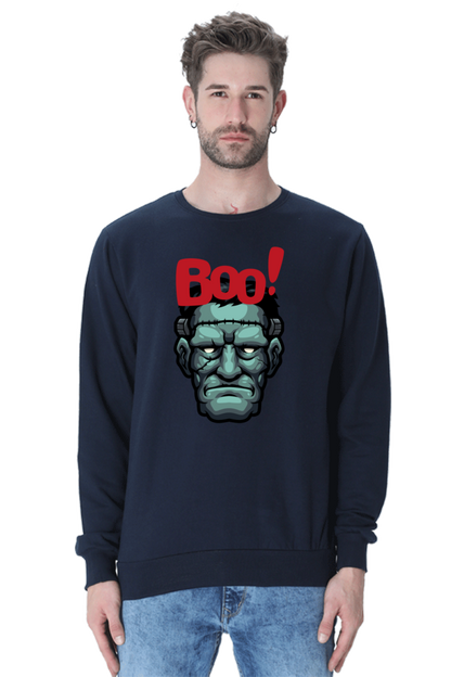 MEN || SWEATSHIRT || STREETWEAR || MONSTER || FRANKENSTEIN || GRAPHIC DESIGN || HALLOWEEN || WINTER WEAR