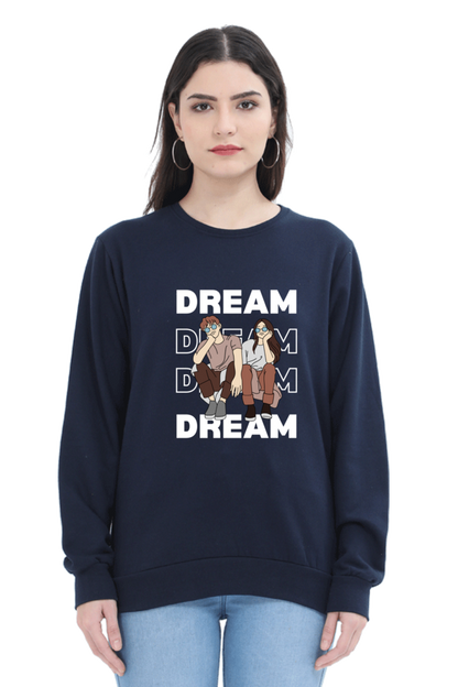 WOMEN || SWEATSHIRT || DREAM || DREAMER || MOTIVATIONAL QUOTES ||  HOPE || POSITIVE THINKING || SELF-LOVE || SELF-CARE || WINTER WEAR