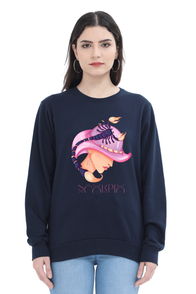 WOMEN || SWEATSHIRT || ZODIAC SIGN || ASTROLOGY || SCORPIO || WATER SIGN || LOYALTY || DEVOTIONAL || FANTASY || BIRTHDAY || GIFT FOR HER