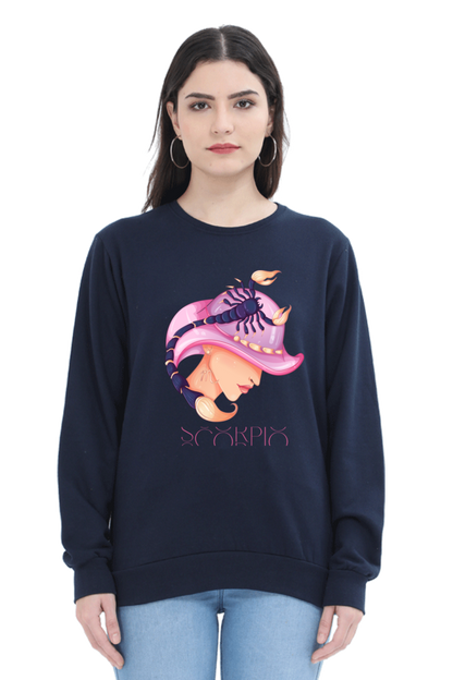 WOMEN || SWEATSHIRT || ZODIAC SIGN || ASTROLOGY || SCORPIO || WATER SIGN || LOYALTY || DEVOTIONAL || FANTASY || BIRTHDAY || GIFT FOR HER