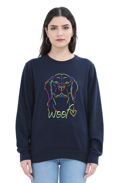 WOMEN || SWEATSHIRT || ANIMAL PRINT || ANIMAL LOVER || FASHION || PAW || DOG || DOG LOVER || CUTE DOG || PET LOVER || DOG OWNER || DOG HUMOR || WINTER WEAR