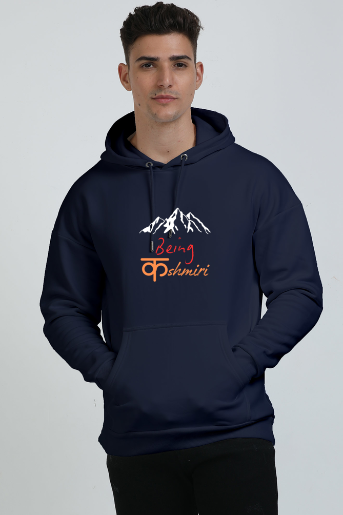 MEN || OVERSIZED HOODIE SWEATSHIRT || TRAVEL || KASHMIRI CULTURE || WINTER WEAR || REGIONAL || MOUNTAIN || BEING KASHMIRI