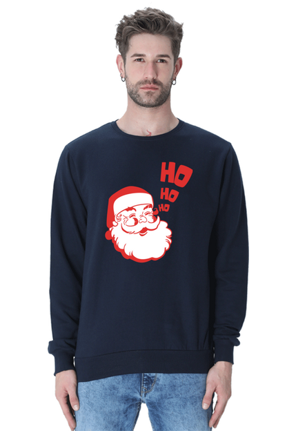 MEN || SWEATSHIRT || STREETWEAR || MERRY CHRISTMAS || SANTA CLAUS || HO HO HO || HOLIDAY FASHION || CUTE SANTA || GRAPHIC DESIGN || CHRISTMAS GIFTS || WINTER WEAR