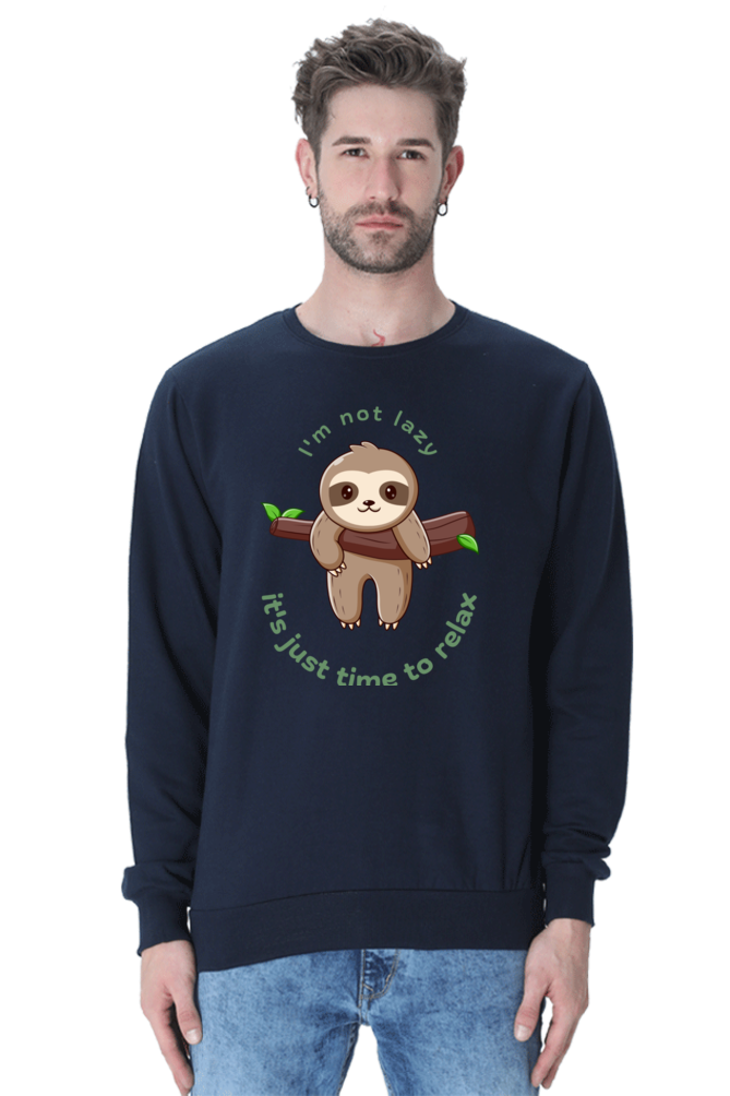 MEN || SWEATSHIRT || STREETWEAR || FUNNY QUOTES || SLOTH || ANIMAL PRINT || ANIMAL LOVER || LAZY || SLOTH LOVER || WINTER WEAR