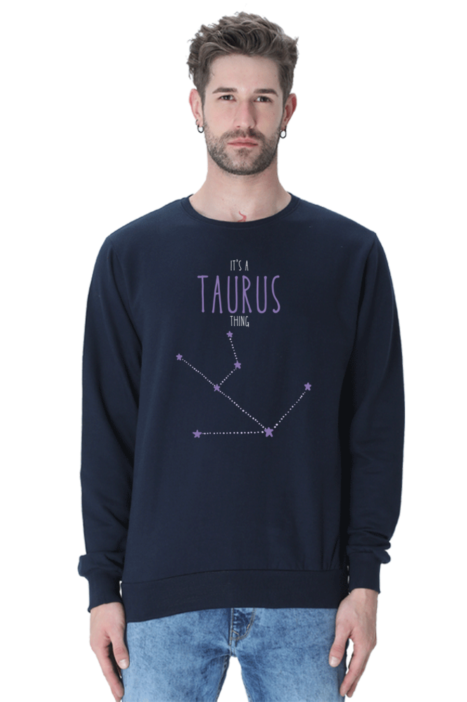 MEN || SWEATSHIRT || ZODIAC SIGN || ASTROLOGY || TAURUS || STAR || BIRTHDAY || GIFT FOR HIM || WINTER WEAR