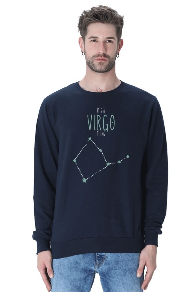 MEN || SWEATSHIRT || ZODIAC SIGN || ASTROLOGY || VIRGO || STAR || BIRTHDAY || GIFT FOR HIM || WINTER WEAR