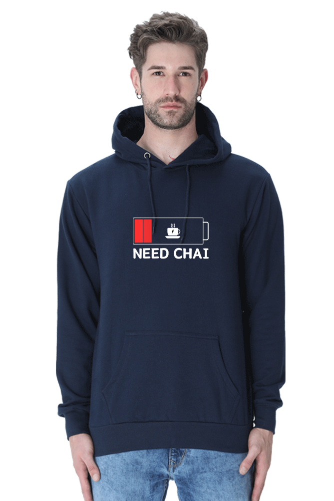 MEN || HOODIE SWEATSHIRT || STREETWEAR || TEA LOVER || TEA ADDICT || NEED CHAI || INDIAN TEA