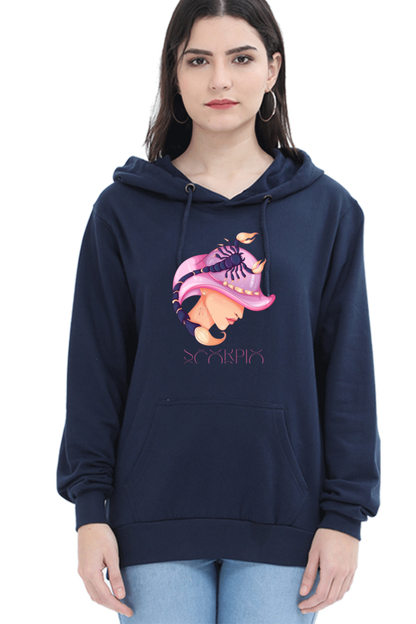 WOMEN || HOODIE SWEATSHIRT || ZODIAC SIGN || ASTROLOGY || SCORPIO || WATER SIGN || LOYALTY || DEVOTIONAL || FANTASY || BIRTHDAY || GIFT FOR HER