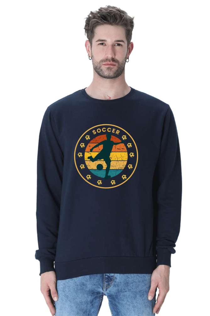 MEN || SWEATSHIRT || STREETWEAR || STREET ART || SOCCER || FOOTBALL ||  SPORTS FAN || RETRO STYLE || VINTAGE || FASHION || TRENDY || WINTER WEAR