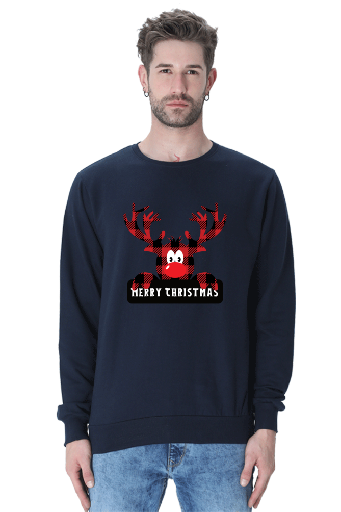 MEN || SWEATSHIRT || STREETWEAR || MERRY CHRISTMAS || SANTA CLAUS || REINDEER || HOLIDAY FASHION || CHRISTMAS GIFTS || WINTER WEAR