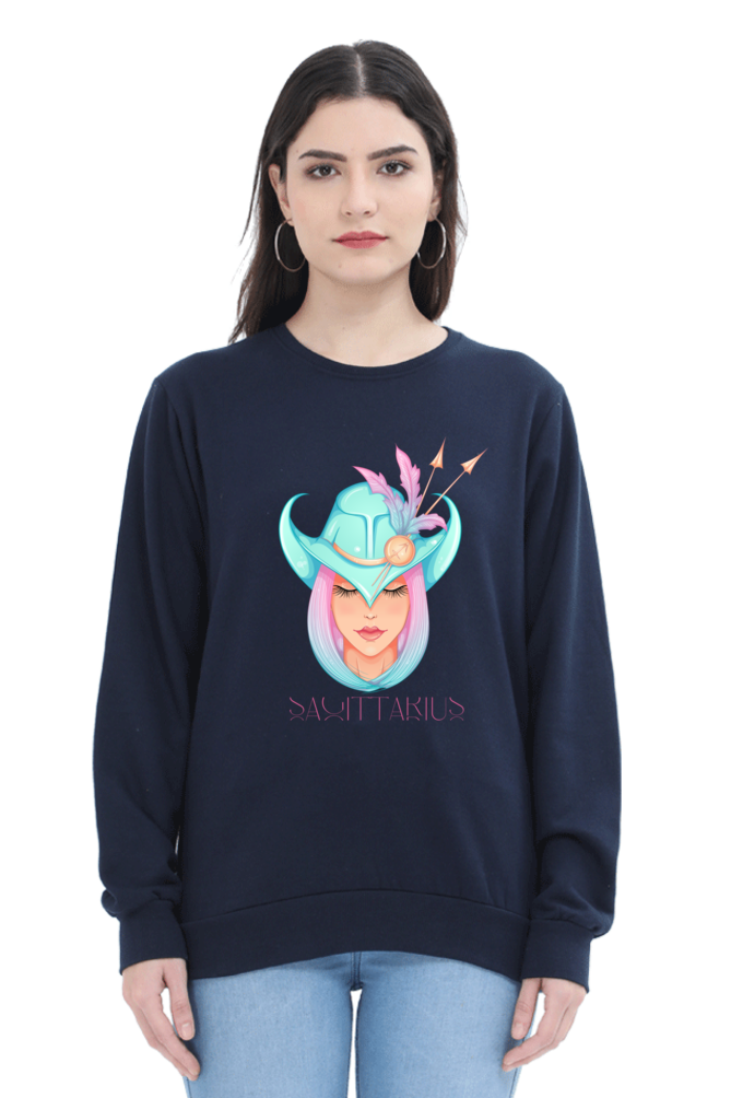 WOMEN || SWEATSHIRT || ZODIAC SIGN || ASTROLOGY || SAGITTARIUS || FREEDOM || COWBOY HAT || COWGIRL || BIRTHDAY || GIFT FOR HER