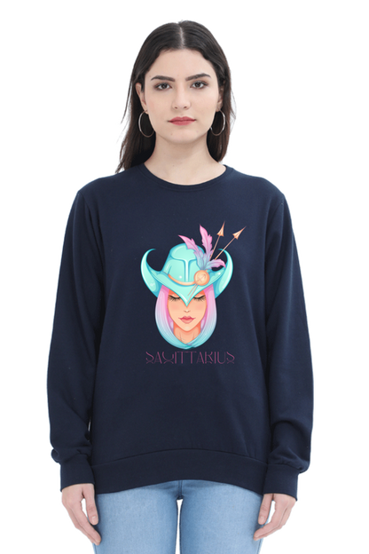 WOMEN || SWEATSHIRT || ZODIAC SIGN || ASTROLOGY || SAGITTARIUS || FREEDOM || COWBOY HAT || COWGIRL || BIRTHDAY || GIFT FOR HER