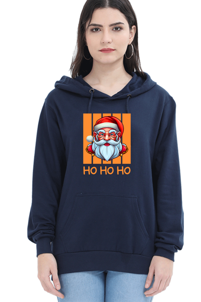 WOMEN || HOODIE SWEATSHIRT || STREETWEAR || MERRY CHRISTMAS || SANTA CLAUS || HO HO HO || HOLIDAY FASHION || CHRISTMAS GIFTS || WINTER WEAR