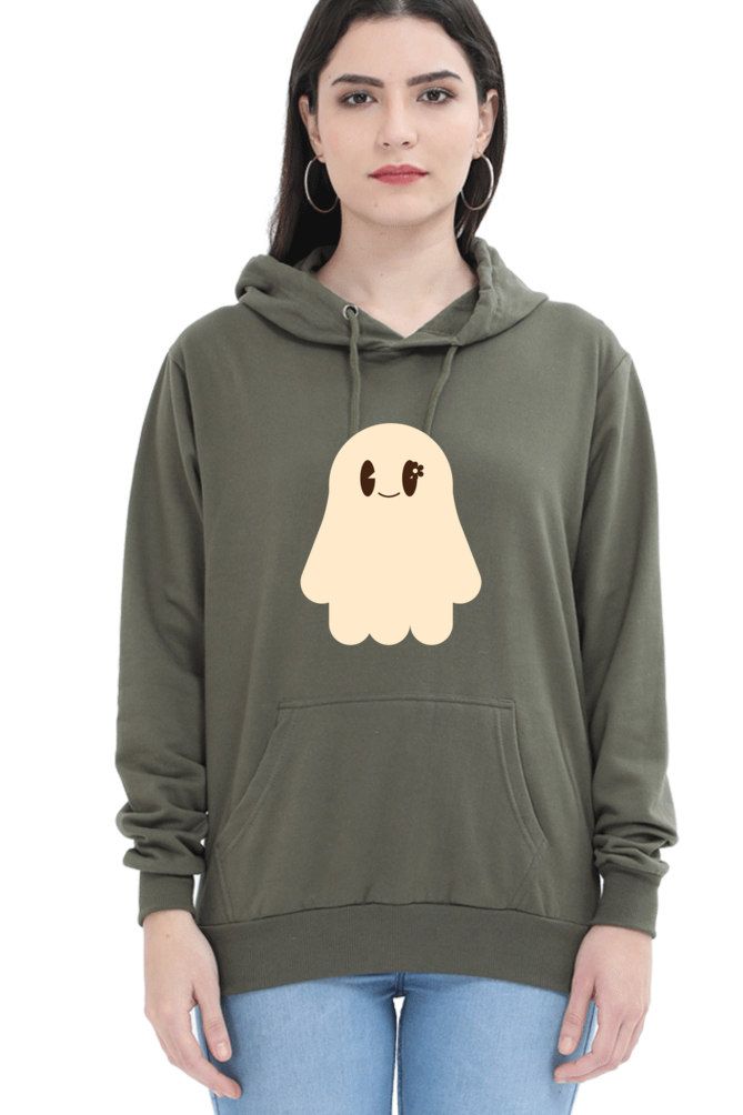 WOMEN || HOODIE SWEATSHIRT || STREETWEAR || GHOST || HOLIDAY FASHION || SPOOKY || FUNNY || HALLOWEEN || CHRISTMAS GIFT || WINTER WEAR