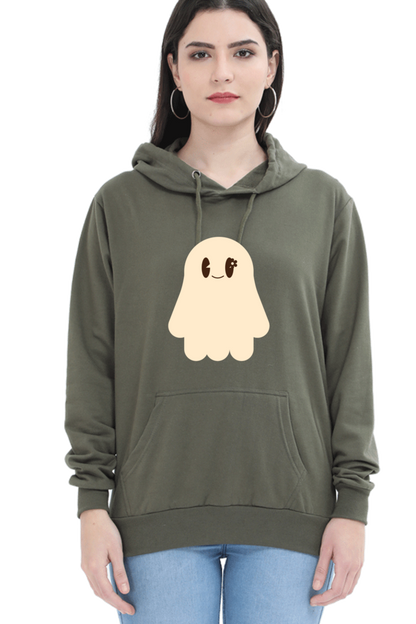 WOMEN || HOODIE SWEATSHIRT || STREETWEAR || GHOST || HOLIDAY FASHION || SPOOKY || FUNNY || HALLOWEEN || CHRISTMAS GIFT || WINTER WEAR