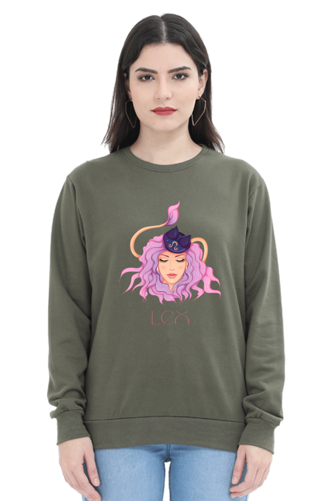 WOMEN || SWEATSHIRT || ZODIAC SIGN || ASTROLOGY || LEO || BRAVERY || STRENGTH || BIRTHDAY || GIFTS FOR HER