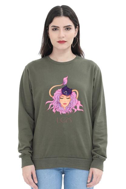 WOMEN || SWEATSHIRT || ZODIAC SIGN || ASTROLOGY || LEO || BRAVERY || STRENGTH || BIRTHDAY || GIFTS FOR HER