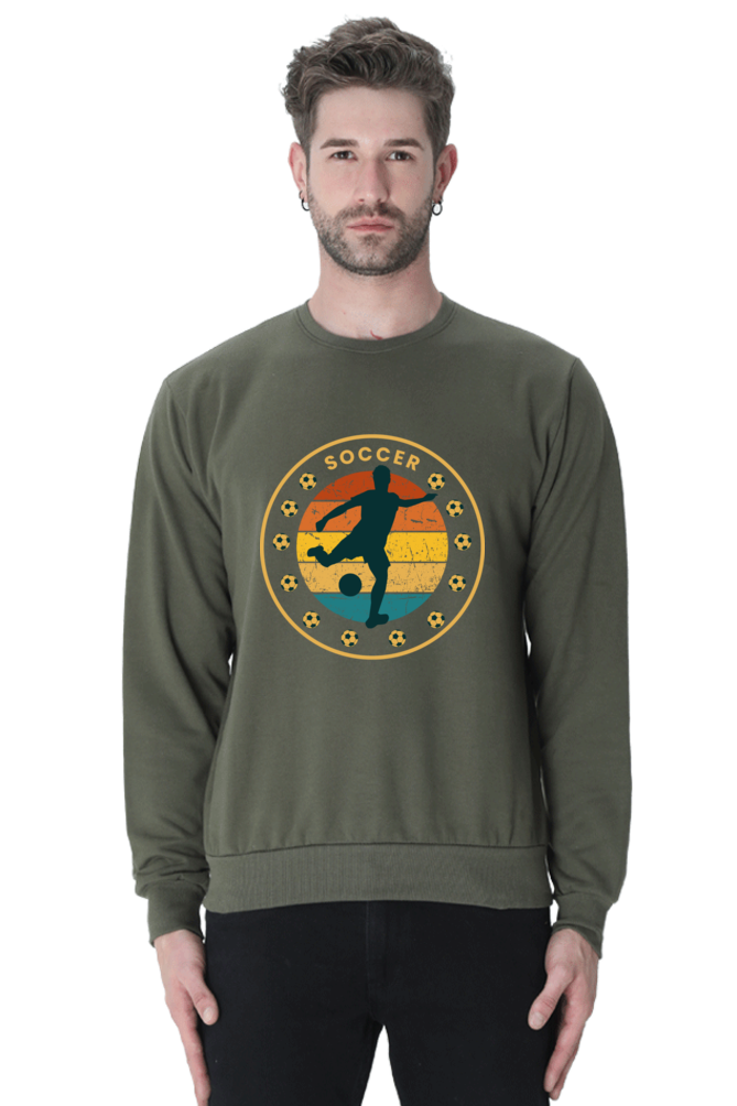 MEN || SWEATSHIRT || STREETWEAR || STREET ART || SOCCER || FOOTBALL ||  SPORTS FAN || RETRO STYLE || VINTAGE || FASHION || TRENDY || WINTER WEAR