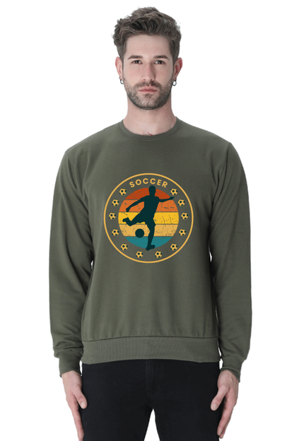 MEN || SWEATSHIRT || STREETWEAR || STREET ART || SOCCER || FOOTBALL ||  SPORTS FAN || RETRO STYLE || VINTAGE || FASHION || TRENDY || WINTER WEAR