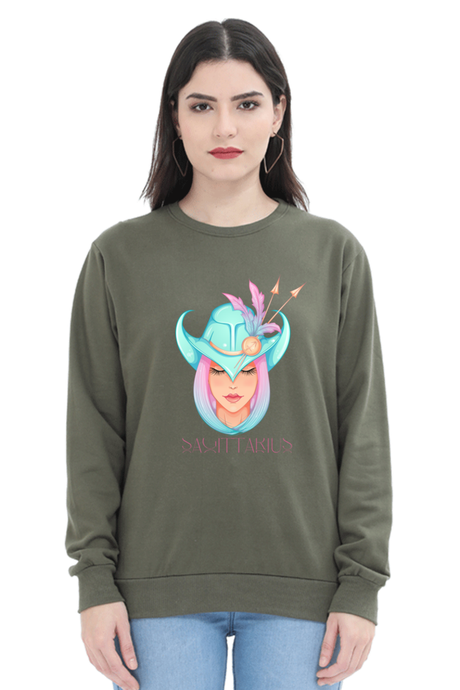 WOMEN || SWEATSHIRT || ZODIAC SIGN || ASTROLOGY || SAGITTARIUS || FREEDOM || COWBOY HAT || COWGIRL || BIRTHDAY || GIFT FOR HER