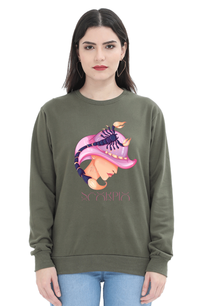 WOMEN || SWEATSHIRT || ZODIAC SIGN || ASTROLOGY || SCORPIO || WATER SIGN || LOYALTY || DEVOTIONAL || FANTASY || BIRTHDAY || GIFT FOR HER