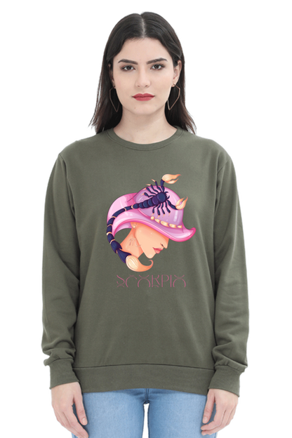 WOMEN || SWEATSHIRT || ZODIAC SIGN || ASTROLOGY || SCORPIO || WATER SIGN || LOYALTY || DEVOTIONAL || FANTASY || BIRTHDAY || GIFT FOR HER