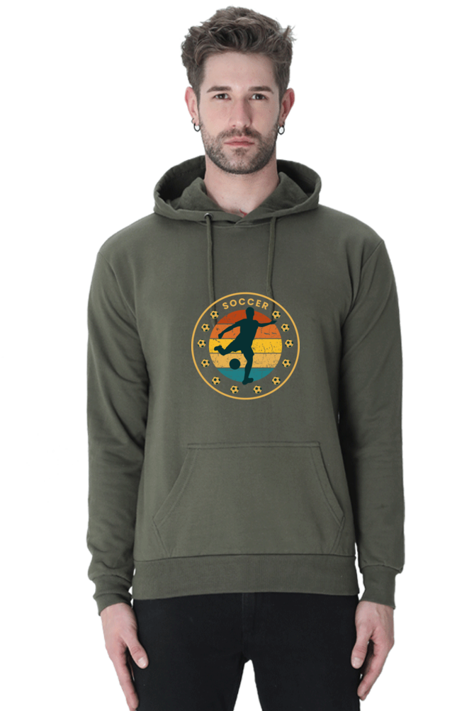 MEN ||  HOODIE SWEATSHIRT || STREETWEAR || STREET ART || SOCCER || FOOTBALL || SPORTS FAN || RETRO STYLE || VINTAGE || FASHION || TRENDY || WINTER WEAR