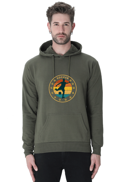 MEN ||  HOODIE SWEATSHIRT || STREETWEAR || STREET ART || SOCCER || FOOTBALL || SPORTS FAN || RETRO STYLE || VINTAGE || FASHION || TRENDY || WINTER WEAR