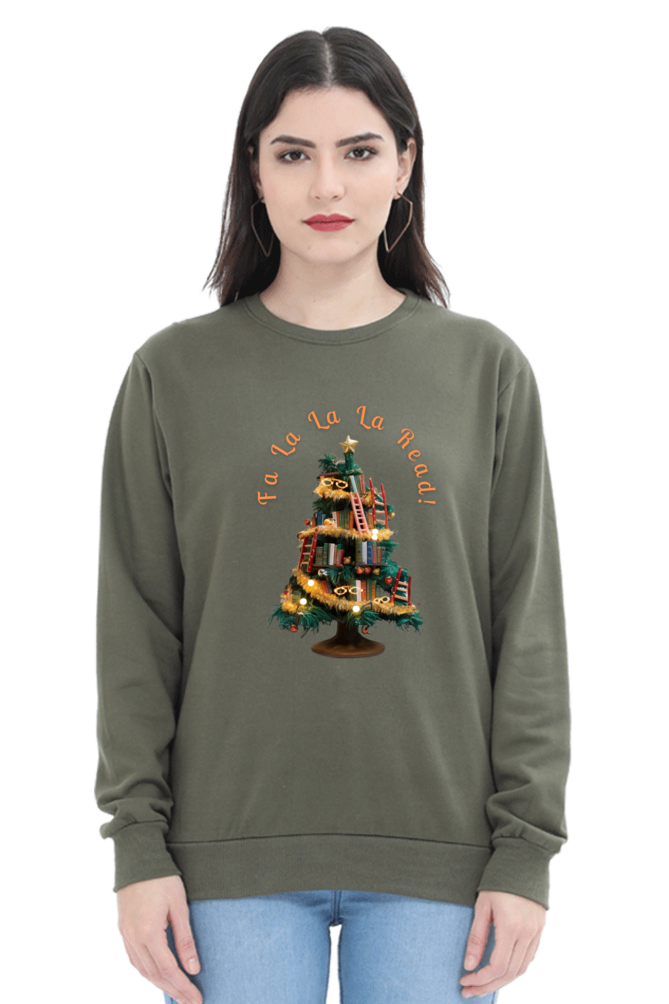 WOMEN || SWEATSHIRT || MERRY CHRISTMAS || STREETWEAR || BOOKWORM || BOOK LOVER || CHRISTMAS GIFT || WINTER WEAR