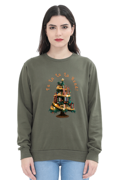 WOMEN || SWEATSHIRT || MERRY CHRISTMAS || STREETWEAR || BOOKWORM || BOOK LOVER || CHRISTMAS GIFT || WINTER WEAR