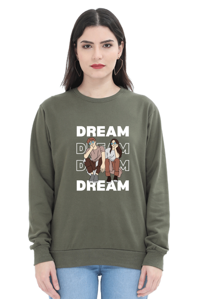 WOMEN || SWEATSHIRT || DREAM || DREAMER || MOTIVATIONAL QUOTES ||  HOPE || POSITIVE THINKING || SELF-LOVE || SELF-CARE || WINTER WEAR