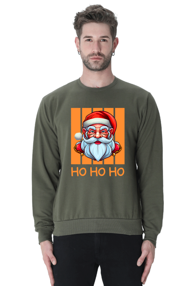 MEN || SWEATSHIRT || STREETWEAR || MERRY CHRISTMAS || SANTA CLAUS || HO HO HO ||  HOLIDAY FASHION || CHRISTMAS GIFTS || WINTER WEAR