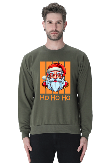 MEN || SWEATSHIRT || STREETWEAR || MERRY CHRISTMAS || SANTA CLAUS || HO HO HO ||  HOLIDAY FASHION || CHRISTMAS GIFTS || WINTER WEAR