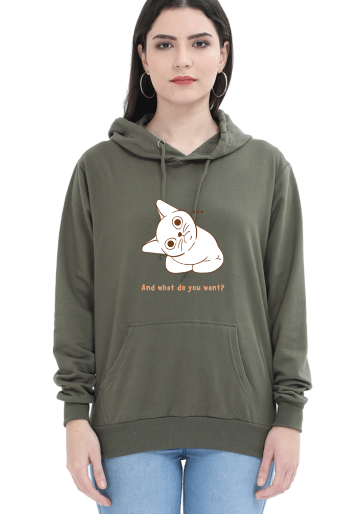 WOMEN || HOODIE SWEATSHIRT ||  CAT || ANIME || ANIMAL PRINT || QUIRKY || CAT LOVER || CUTE CAT || KITTEN || FUNNY || ANIMAL LOVER || CAT MEME || GRAPHIC DESIGN || GIFT FOR HER || WINTER WEAR