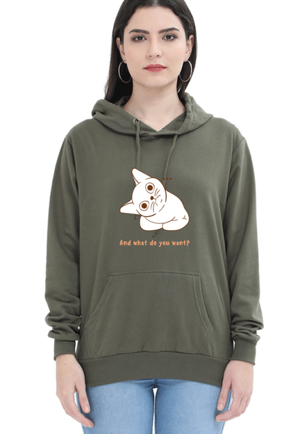 WOMEN || HOODIE SWEATSHIRT ||  CAT || ANIME || ANIMAL PRINT || QUIRKY || CAT LOVER || CUTE CAT || KITTEN || FUNNY || ANIMAL LOVER || CAT MEME || GRAPHIC DESIGN || GIFT FOR HER || WINTER WEAR