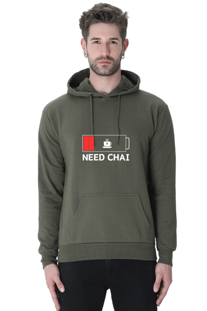 MEN || HOODIE SWEATSHIRT || STREETWEAR || TEA LOVER || TEA ADDICT || NEED CHAI || INDIAN TEA